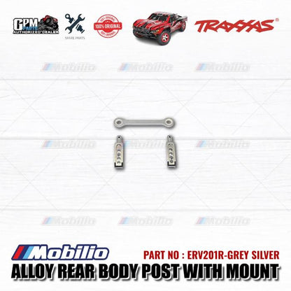 GPM Part #ERV201R Alloy Rear Body Post With Mount for TRAXXAS 1:16 Mini E-REVO / Slash - 3 Pcs