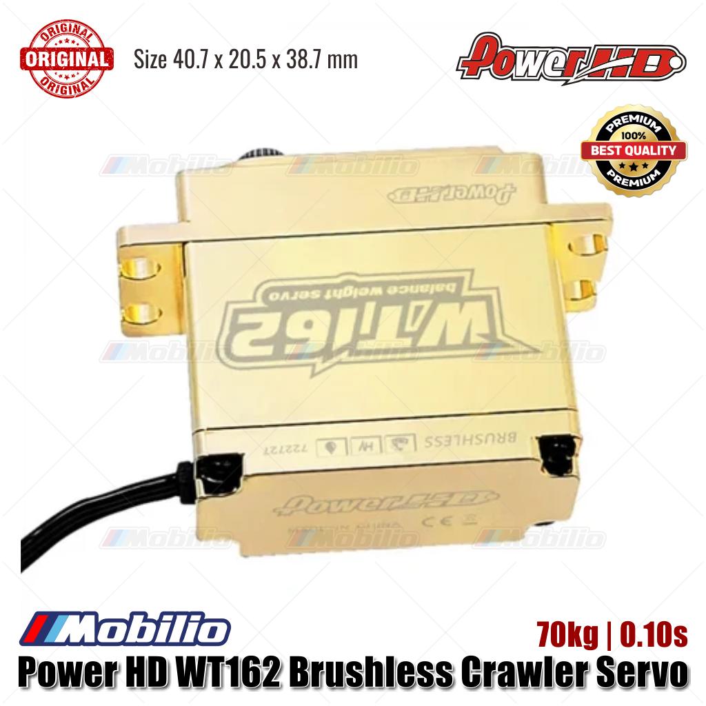 Power HD WT162 Brushless Crawler Servo 70kg | 0.10s Pure Brass Material Case Waterproof