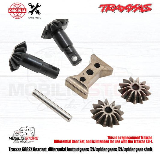 Traxxas Part #6882X Gear Set Differential Output Gear Spider & Shaft