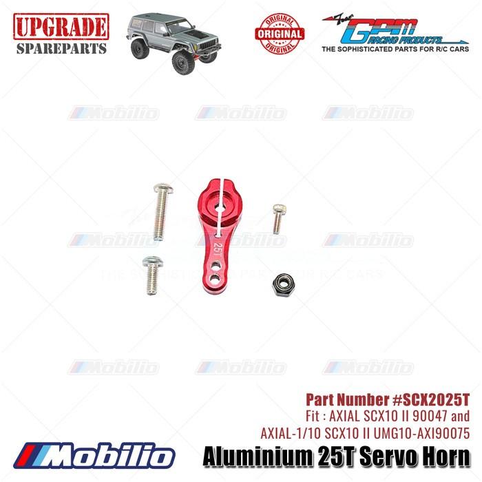GPM Part #SCX2025T Aluminium 25T Servo Horn RC Upgrade Axial SCX10 II Crawler Adventure  Remote Control