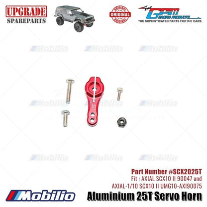 GPM Part #SCX2025T Aluminium 25T Servo Horn RC Upgrade Axial SCX10 II Crawler Adventure  Remote Control