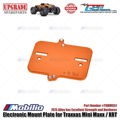 GPM Part #TXMM051 7075 Alloy Electronic Mount Plate for RC Traxxas Mini Maxx / Mini XRT