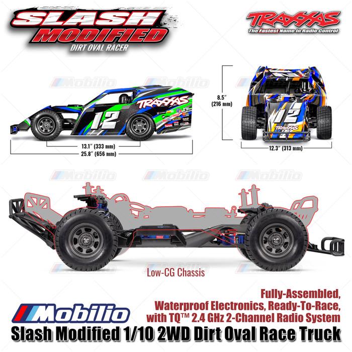 Traxxas Mudboss Slash Modified Dirt Oval Race Truck 1/10 2WD Fully-Assembled Waterproof RTR