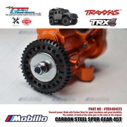 GPM Part #TRX4045TS Carbon Steel Spur Gear 45T Traxxas TRX-4 TRX-6 Crawler Adventure