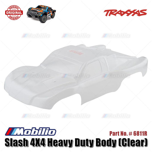 Traxxas Part #6811R Slash 4X4 Heavy Duty Body (Clear)