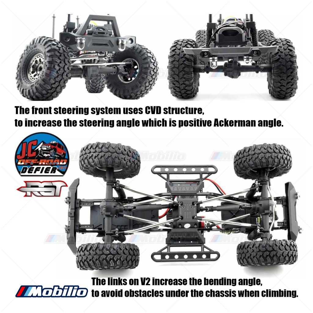 RC RGT EX86100 V2 JC Rock Crawler Cruiser Defier 4x4 Offroad 1/10