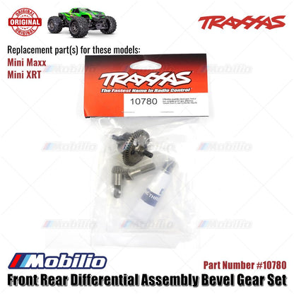 Traxxas Part #10780 Front Rear Differential Assembly Bevel Gear Set for RC Mini Maxx XRT