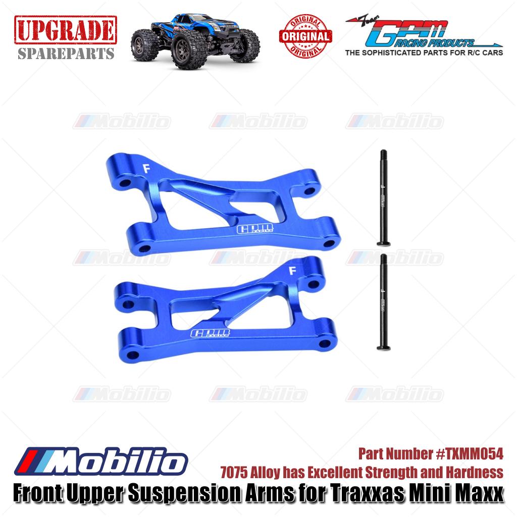 GPM Part #TXMM054 7075 Alloy Front Upper Suspension Arms for RC Traxxas Mini Maxx