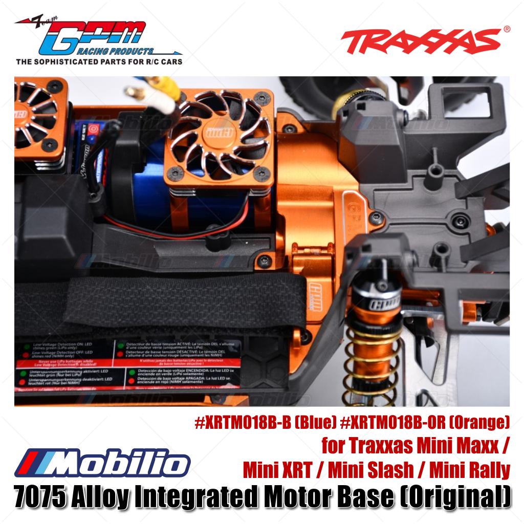 GPM Part #XRTM018B 7075 Alloy Integrated Motor Base (Original) for Traxxas Mini Maxx / Mini XRT / Mini Slash / Mini Rally Upgrade