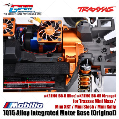 GPM Part #XRTM018B 7075 Alloy Integrated Motor Base (Original) for Traxxas Mini Maxx / Mini XRT / Mini Slash / Mini Rally Upgrade