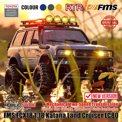 FMS 1:18 FCX18 LC80 Toyota Land Cruiser 80 V2 Super Realistic 4WD RTR
