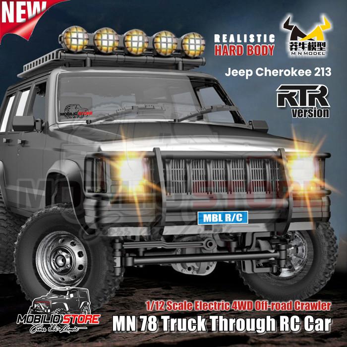 RC MN78 Jeep Cherokee 213 1/12 Scale Electric 4WD Off-road Crawler RTR