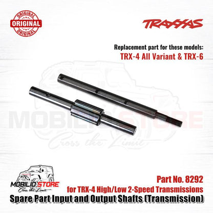 Traxxas Part #8292 Replacement input and output shafts for TRX-4 and TRX-6 high/low 2-speed transmissions