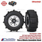 Traxxas Part #5891 Tires & Wheels Assembled Glued Paddle Tires Foam Inserts 2Pcs TSM Rated for RC 1/10 Scale Ford Raptor Slash