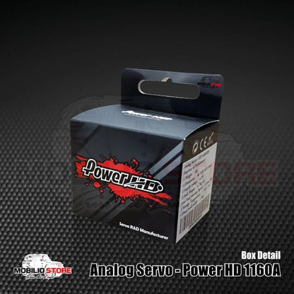 Power HD 1160A Analog Servo Mini 6.0V 2,7 Kg RC Cars Crawler 1/12 1/16