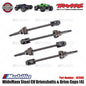 Traxxas Part #10789X WideMaxx Steel CV Driveshafts & Drive Cups (4)