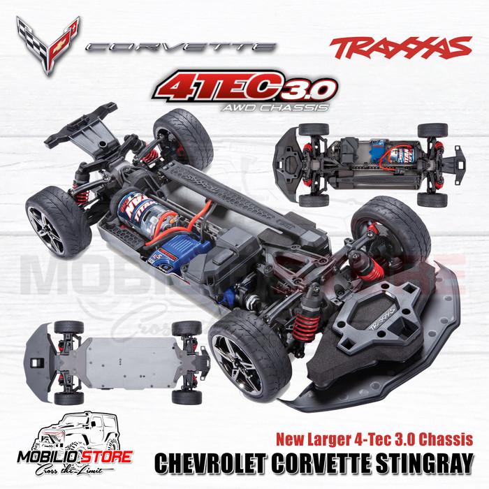 Traxxas 4-Tec 3.0 1/10 Chevrolet Corvette Stingray 2S Touring Car RTR