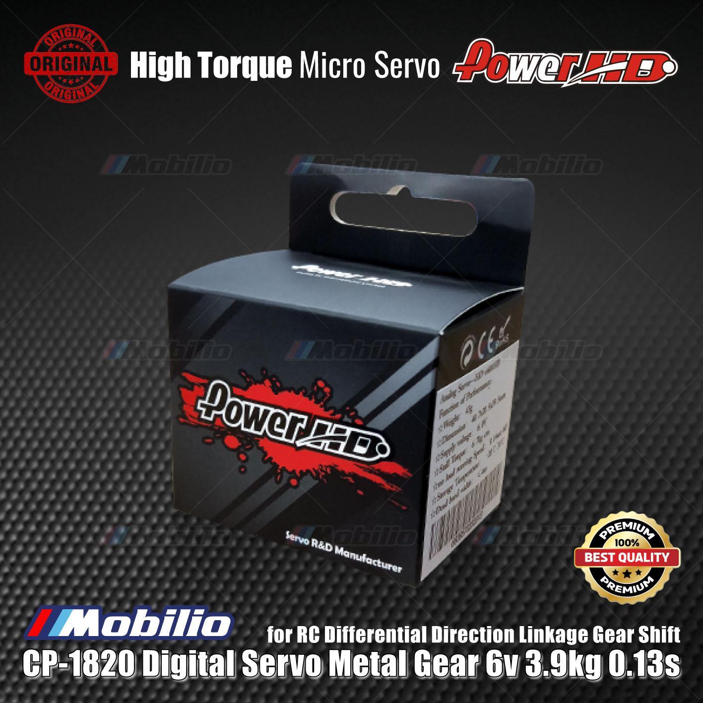 Power HD CP-1820 Digital Servo Metal Gear Micro Servo for RC Differential Direction Linkage Gear Shift