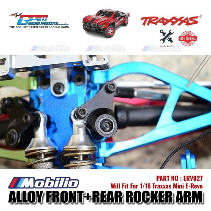 GPM Part #ERV027 Alloy Front+Rear Rocker Arm for Traxxas 1:16 Mini E-Revo - 4 Pcs