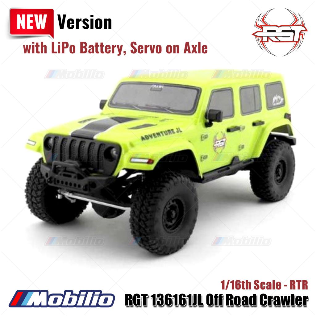 RC RGT 136161 JL RTR Offroad Rock Crawler Skala 1/16 2.4 GHz 4WD Versi Baru