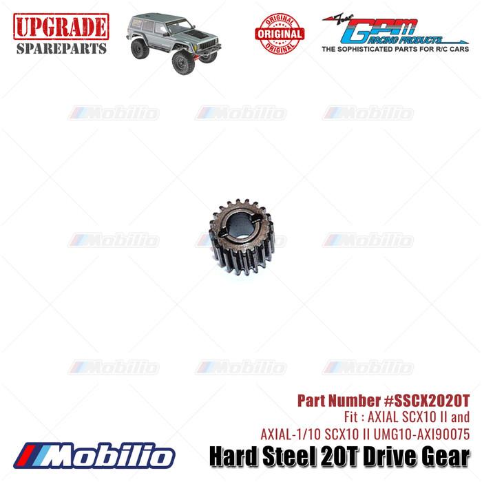GPM Part #SSCX2020T Hard Steel 20T Drive Gear Axial SCX10 II Crawler Adventure
