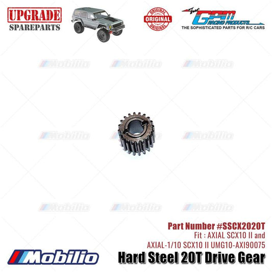 GPM Part #SSCX2020T Hard Steel 20T Drive Gear Axial SCX10 II Crawler Adventure
