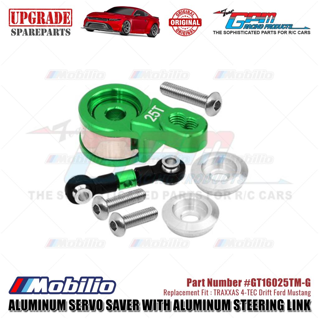 GPM Part #GT16025TM Aluminum Servo Saver With Aluminum Steering Link Traxxas 4-TEC Drift