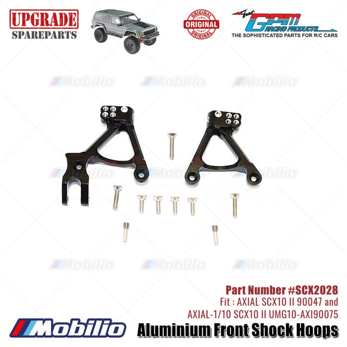 GPM Part #SCX2028 Aluminium Front Shock Hoops AX31380