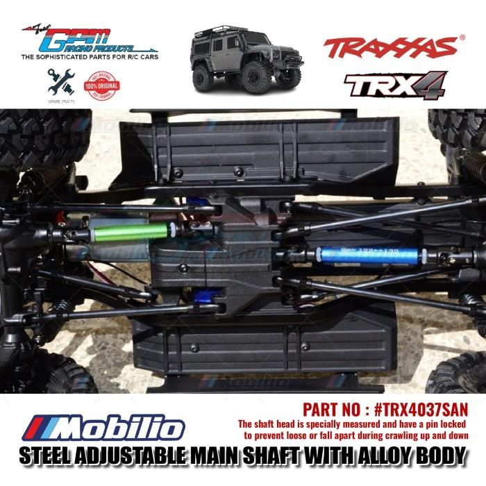 GPM Part #TRX4037SAN Steel Adjustable Main Shaft With Alloy Body Traxxas TRX-4 Trail Crawler