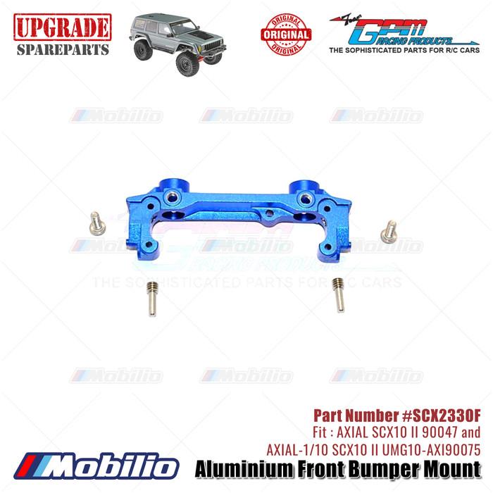 GPM Part #SCX2330F Aluminium Front Bumper Mount AX31392 RC Upgrade Axial SCX10 II Crawler Adventure