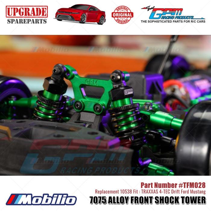 GPM Part #TFM028 7075 Alloy Front Shock Tower #10538 Traxxas 4-TEC Drift Ford Mustang