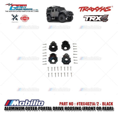 GPM Part #TRX4021A/2 Aluminum Outer Portal Drive Housing Front Or Rear Traxxas TRX-4 Trail Crawler  Remote Control Toy