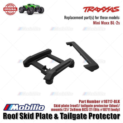 Traxxas Part #10717 Roof Skid Plate & Tailgate Protector RC Mini Maxx BL-2S