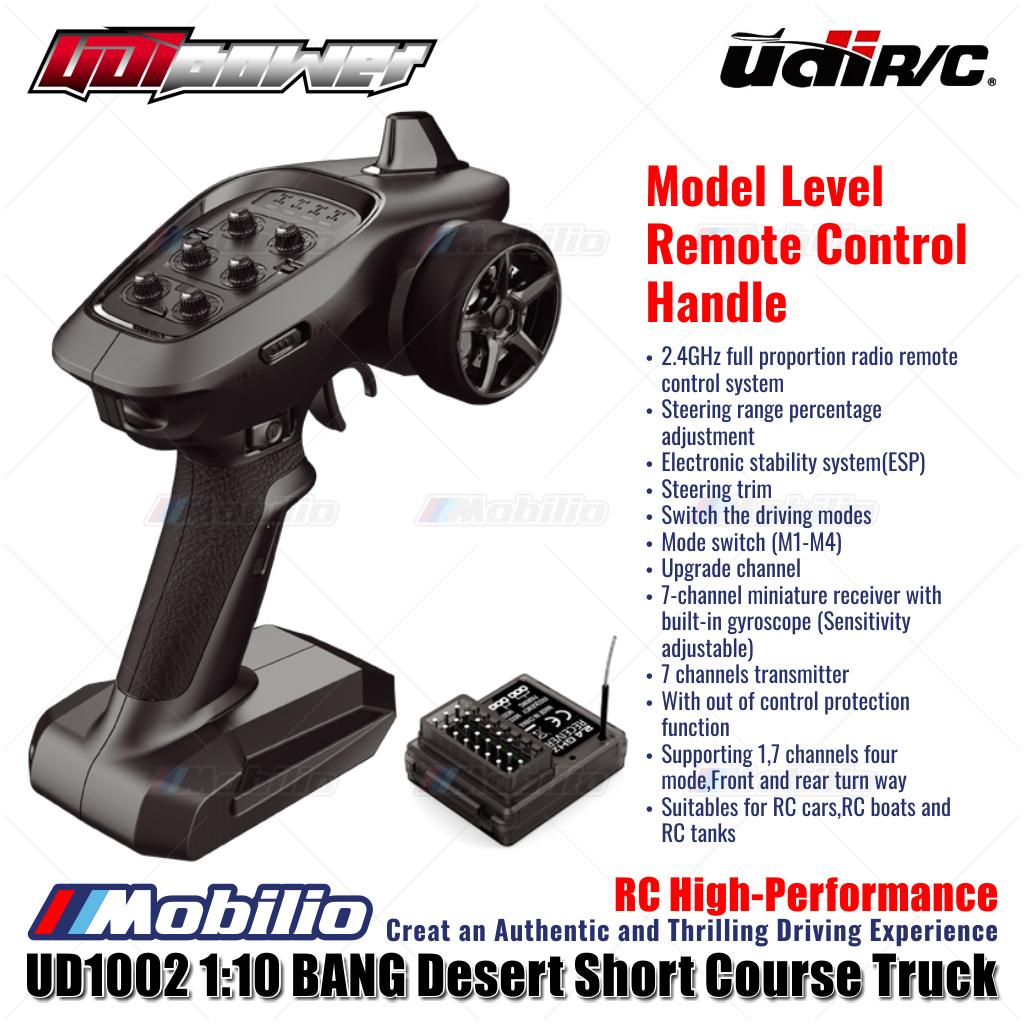 UDIR/C UD-1002 UDIPOWER BANG Desert Short Course Truck UD1002 RC High-Performance 1:10 Scale RTR