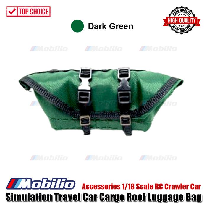 Accessories 1/18 Scale RC Crawler Car Simulation Travel Car Cargo Roof Luggage Bag