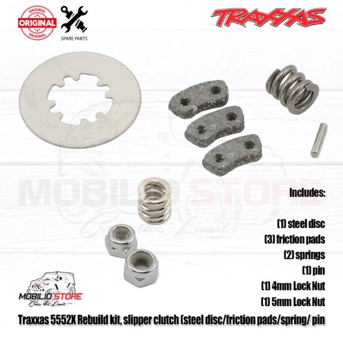 Traxxas Part #5552X Rebuild Kit Slipper Steel Disc Friction Pads Spring Pin