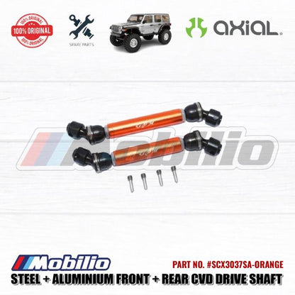 GPM Part #SCX3037SA Steel Metal Front Rear CVD Drive Shaft Kopel Axial SCX10 III Wrangler