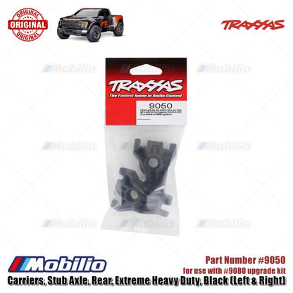 Traxxas Part #9050 Left and Right Stub Axle Carriers for the Extreme Heavy Duty Upgrade Kit 9080 RC Ford ST Rally Raptor Rustler Slash Stampede