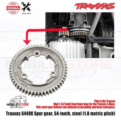Traxxas Part #6449X Spur Gear 54 Tooth 1.0 Metric Pitch for X-Maxx