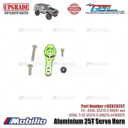 GPM Part #SCX2025T Aluminium 25T Servo Horn RC Upgrade Axial SCX10 II Crawler Adventure  Remote Control
