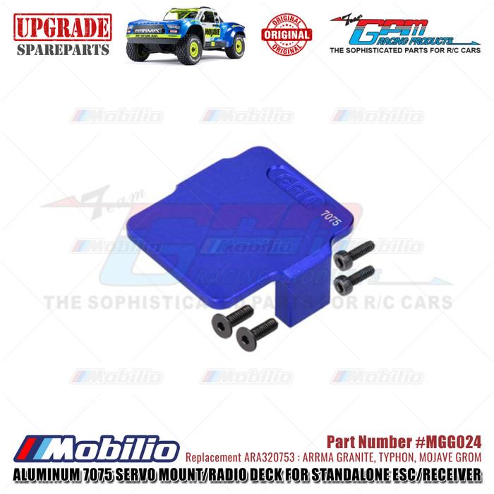 GPM Part #MGG024 Servo Mount/Radio Deck for Standalone ESC/Receiver #ARA320753 Arrma Granite Typhon Mojave Grom Mega