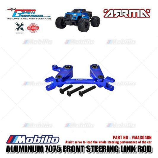 GPM Part #MAG048N Alloy Steering Assembly Arrma Granite Big Rock Senton Vortexs Typhon 4X4 Buggy Monster Truck  Remote Control