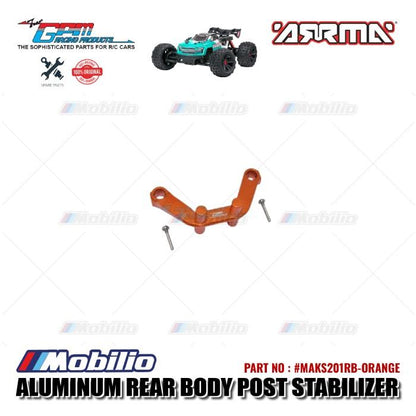 GPM Part #MAKS201RB Aluminum Rear Body Post Stabilizer Arrma Kraton 4X4 4S BLX Monster Truck