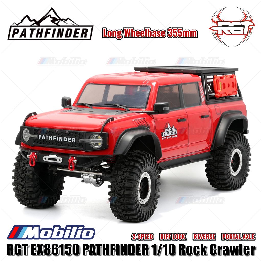 RGT EX86150 PATHFINDER 1/10 Jarak Sumbu Roda Panjang 355mm RC Adventure Crawler RTR