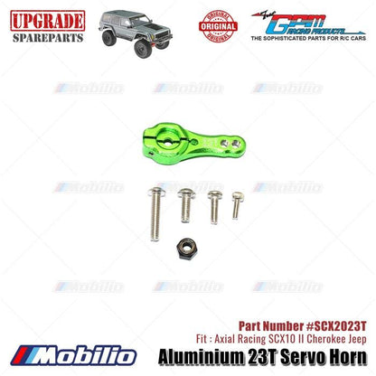 GPM Part #SCX2023T Aluminium 23T Servo Horn RC Upgrade Axial SCX10 II Crawler Adventure  Remote Control Toy