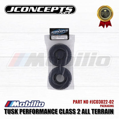 Jconcepts Part #JCO3022-02 1.9 Tusk Performance Class 2 All Terrain Crawler Tires 2Pcs 120mm