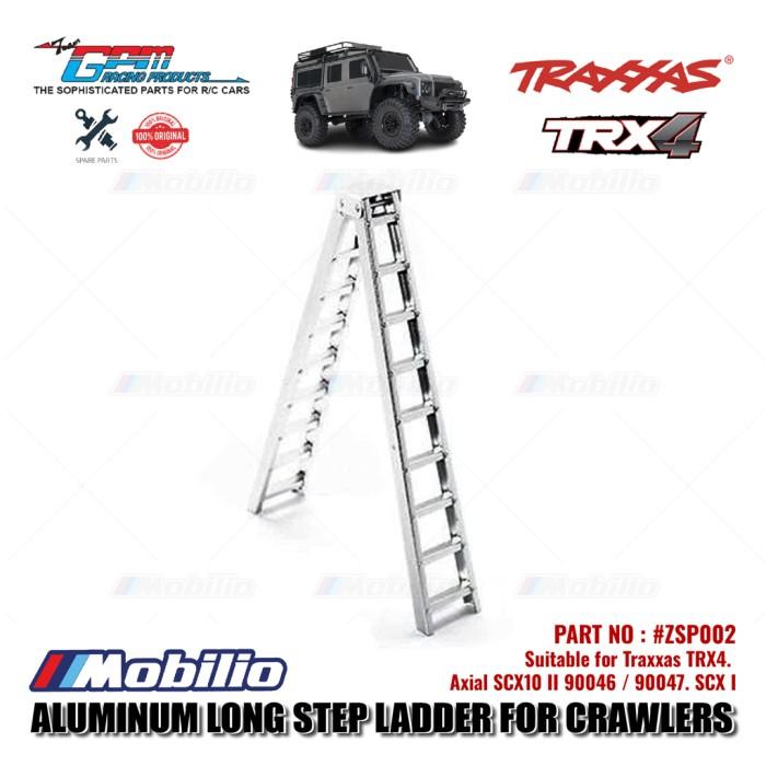 GPM Part #ZSP002 Aluminum Long Step Ladder for Crawlers Traxxas TRX4 Axial SCX10