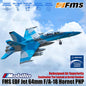 FMS EDF Jet 64mm F/A-18 Hornet PNP Desain Ulang Keunggulan Udara Melanjutkan Legenda Pertempuran Udara Pemodelan Aero