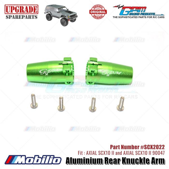 GPM Part #SCX2022 Aluminium Rear Knuckle Arm AX31383 RC Upgrade Axial SCX10 II Crawler Adventure  Remote Control Toy