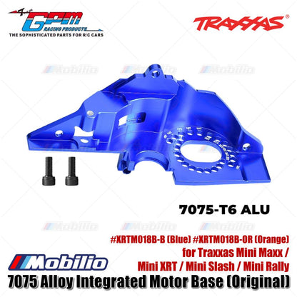 GPM Part #XRTM018B 7075 Alloy Integrated Motor Base (Original) for Traxxas Mini Maxx / Mini XRT / Mini Slash / Mini Rally Upgrade